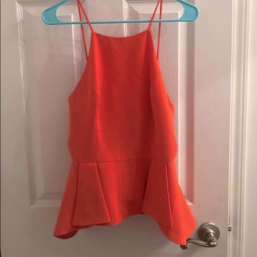 Orange tank worn once